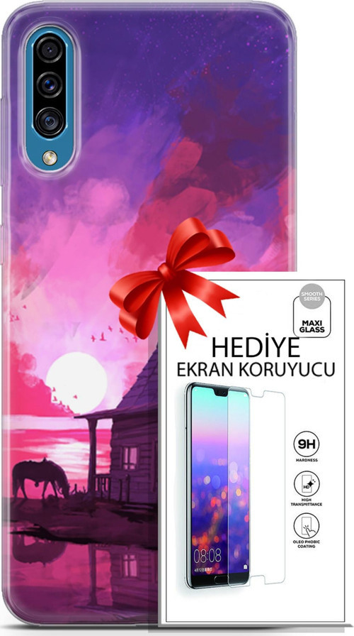 Samsung Galaxy A30S Kılıf Orijinal Seri Neo 27 Aquaman Lazer Kesim Silikon Ekran Koruyucu