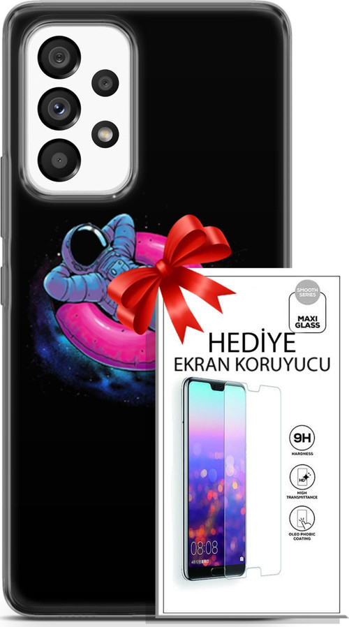 Samsung Galaxy A53 5G Kılıf Orijinal Seri Neo 09 Darkseid Uv Kılıf Ve Ekran Koruyucu