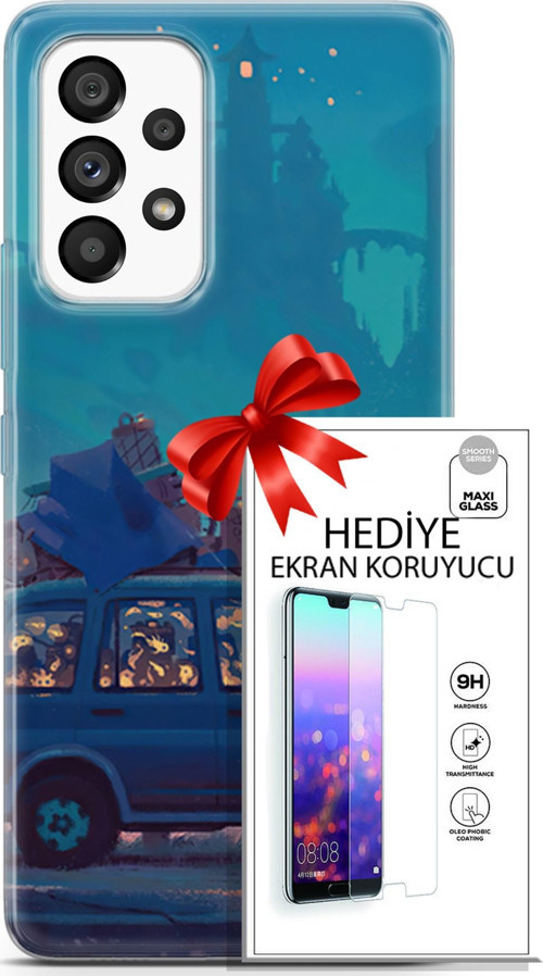 Samsung Galaxy A53 5G Kılıf Orijinal Seri Neo 10 Thanos Full Hd Kılıf + Ekran Koruyucu