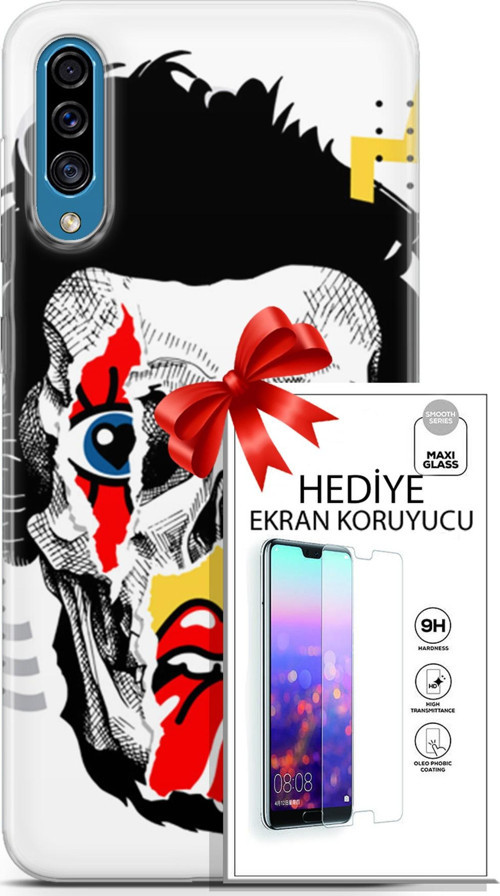 Samsung Galaxy A30S Kılıf Orijinal Seri Punky 05 Karışık Koruma Kılıfı + Ekran Koruyucu