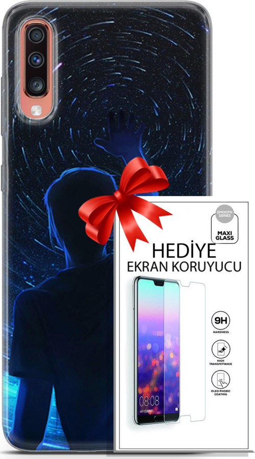Samsung Galaxy A70 Kılıf Orijinal Seri Neo 14 Batman The Joker Cover Kılıf + Ön Ekran Koruyucu