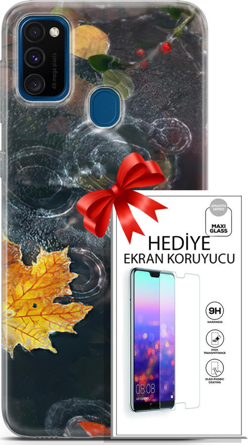 Samsung Galaxy M30S Kılıf Orijinal Seri Neo 02 Spawn Kapak Ve Ekran Koruyucu