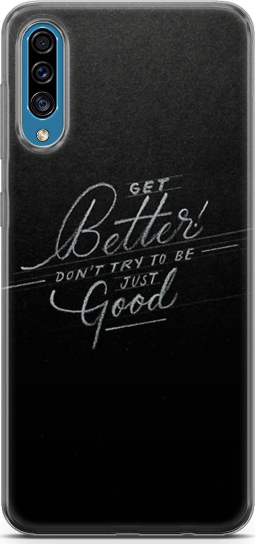 Samsung Galaxy A30S Kılıf Orijinal Seri Typo 10 Get Better Don'T Cry Full Hd Kılıf