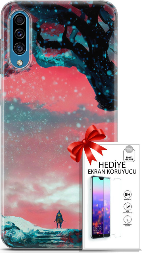 Samsung Galaxy A30S Kılıf Orijinal Seri Algorand 23 Şövalye Telefon Kabı Ve Ekran Koruyucu