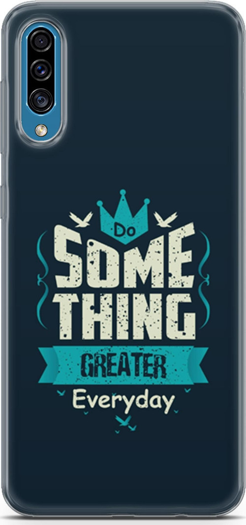 Samsung Galaxy A30S Kılıf Orijinal Seri Typo 22 Some Thing Greater.. Kap