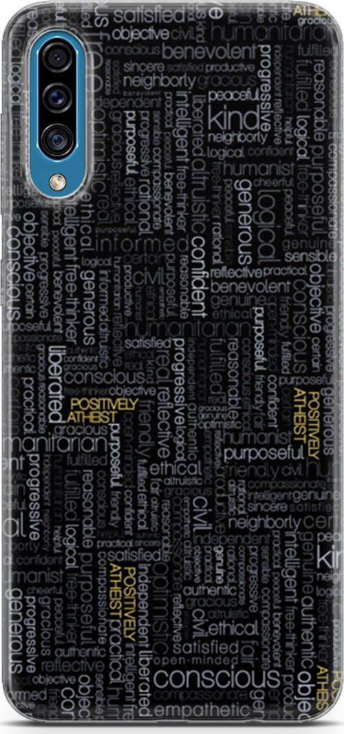 Samsung Galaxy A30S Kılıf Orijinal Seri Typo 26 Confident Soft Kapak