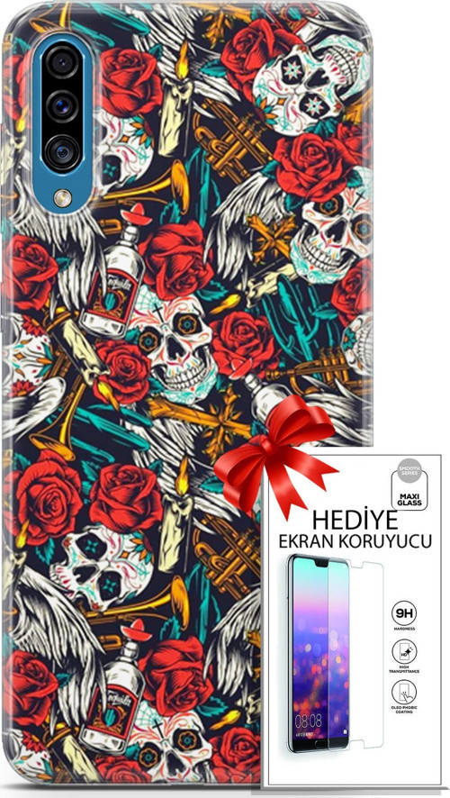 Samsung Galaxy A30S Kılıf Orijinal Seri Bounce 21 Carol Lowe Darbe Önleyici Kapak + Ön Ekran Koruyucu