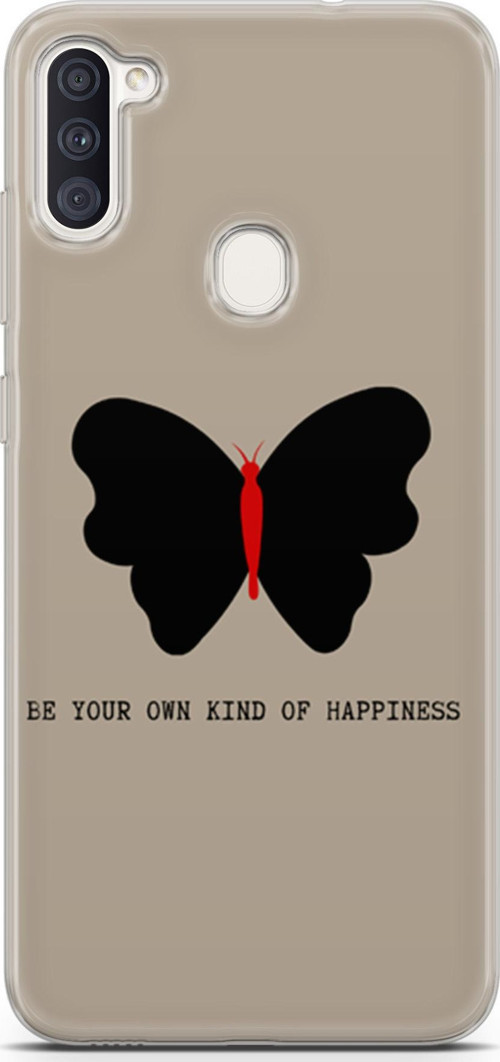 Samsung Galaxy M11 Kılıf Orijinal Seri Typo 21 Be Your Own Kind…. Darbe Önleyici Kapak