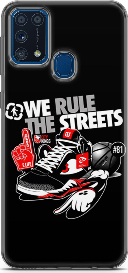 Samsung Galaxy M31 Kılıf Orijinal Seri Typo 25 We Rule The Streets Soyulmayan Kılıf
