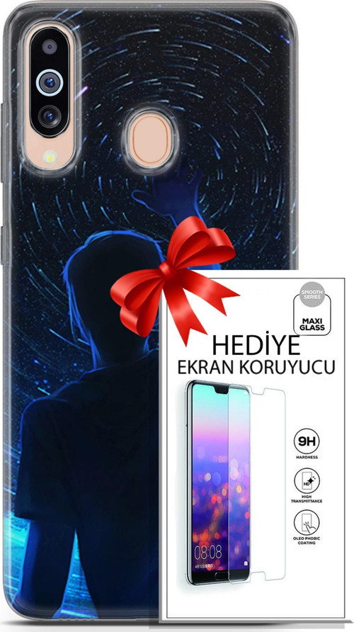 Samsung Galaxy M40 Kılıf Orijinal Seri Neo 14 Batman The Joker Cover Kılıf + Ön Ekran Koruyucu