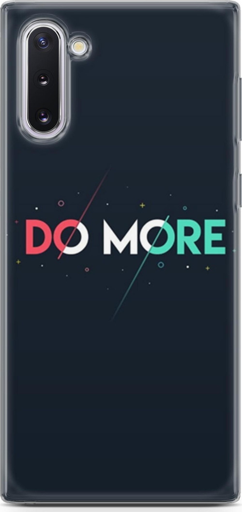 Samsung Galaxy Note 10 Kılıf Orijinal Seri Typo 12 Do More Tasarım Kılıf