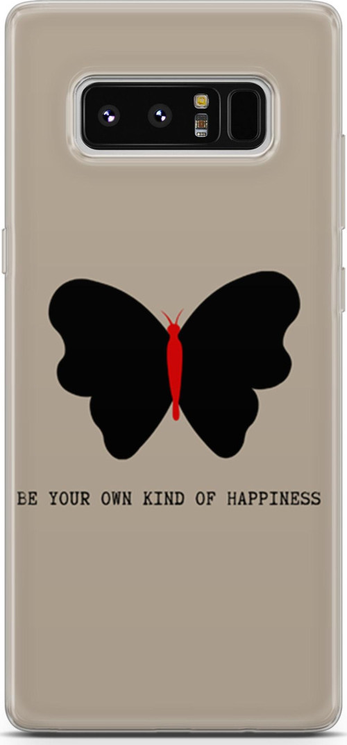 Samsung Galaxy Note 8 Kılıf Orijinal Seri Typo 21 Be Your Own Kind…. Darbe Önleyici Kapak