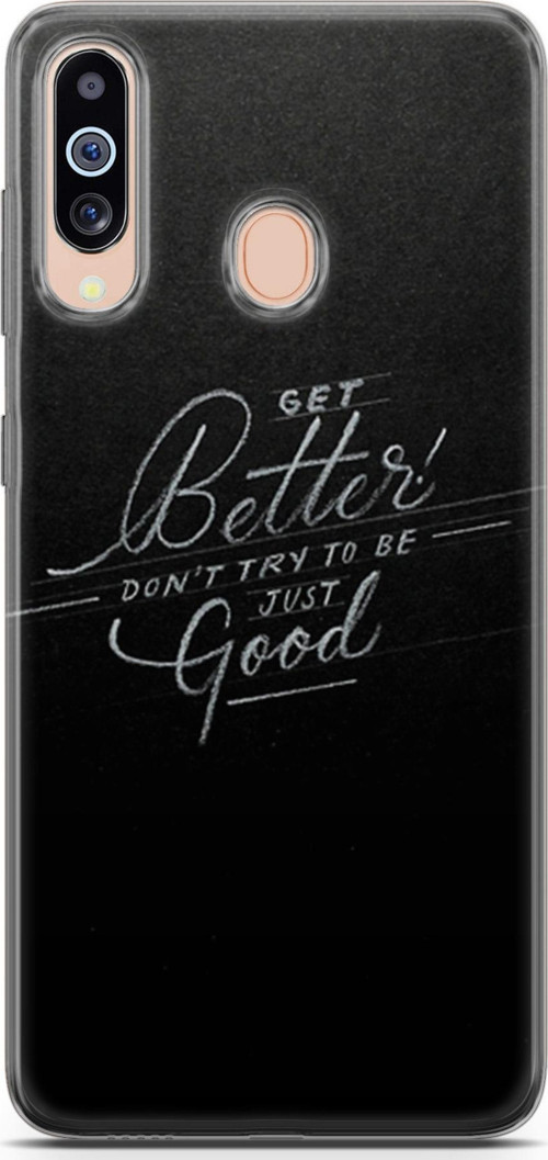 Samsung Galaxy M40 Kılıf Orijinal Seri Typo 10 Get Better Don'T Cry Full Hd Kılıf