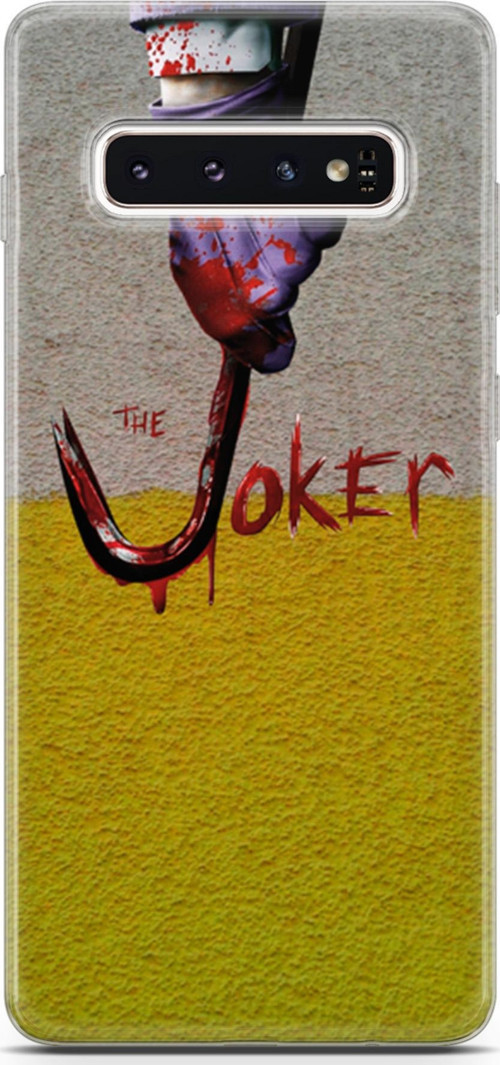 Samsung Galaxy S10 Kılıf Orijinal Seri Typo 09 Joker Uv Kılıf
