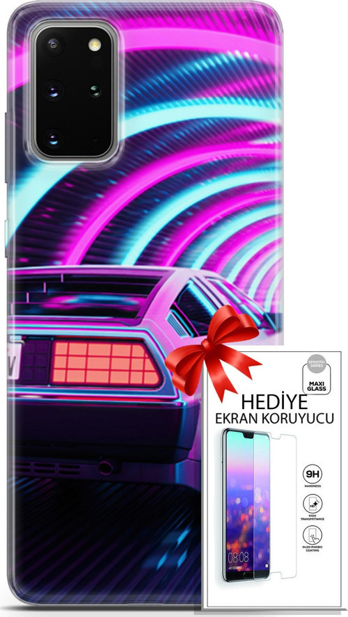 Samsung Galaxy S20 Plus Kılıf Orijinal Seri Algorand 02 Geleceğe Dönüş Kapak Ve Ekran Koruyucu