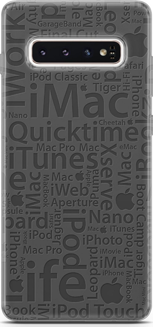 Samsung Galaxy S10 Kılıf Orijinal Seri Typo 28 İmac İweb İlife İz Bırakmayan Kılıf