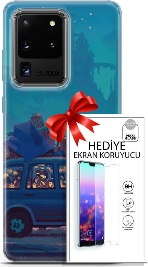 Samsung Galaxy S20 Ultra Kılıf Orijinal Seri Neo 10 Thanos Full Hd Kılıf + Ekran Koruyucu