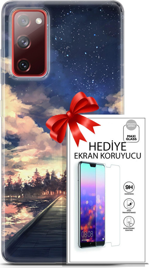 Samsung Galaxy S20 Fe Kılıf Orijinal Seri Fantasy 22 Sonsuz Yol Kap + Ekran Koruyucu