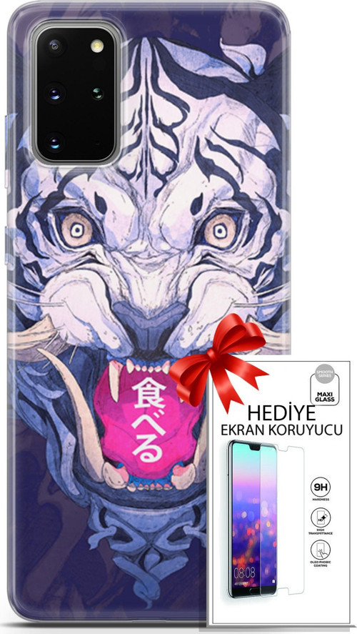 Samsung Galaxy S20 Plus Kılıf Orijinal Seri Algorand 19 China Tam Koruma Kılıf + Ekran Koruyucu