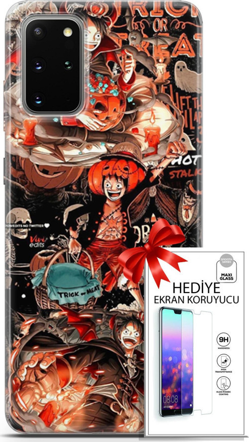 Samsung Galaxy S20 Plus Kılıf Orijinal Seri Bounce 10 Charlotte Lawson Full Hd Kılıf + Ekran Koruyucu