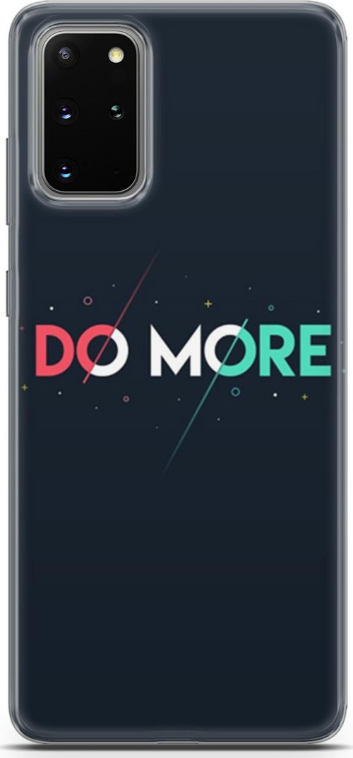 Samsung Galaxy S20 Plus Kılıf Orijinal Seri Typo 12 Do More Tasarım Kılıf