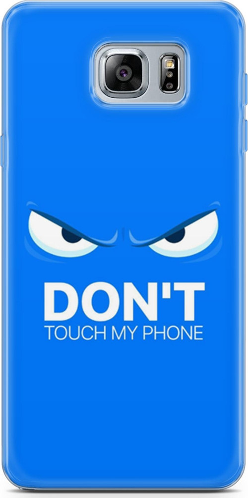 Samsung Galaxy Note 5 Kılıf Orijinal Seri Typo 19 Don'T Touch My Phone Tam Koruma Kılıf