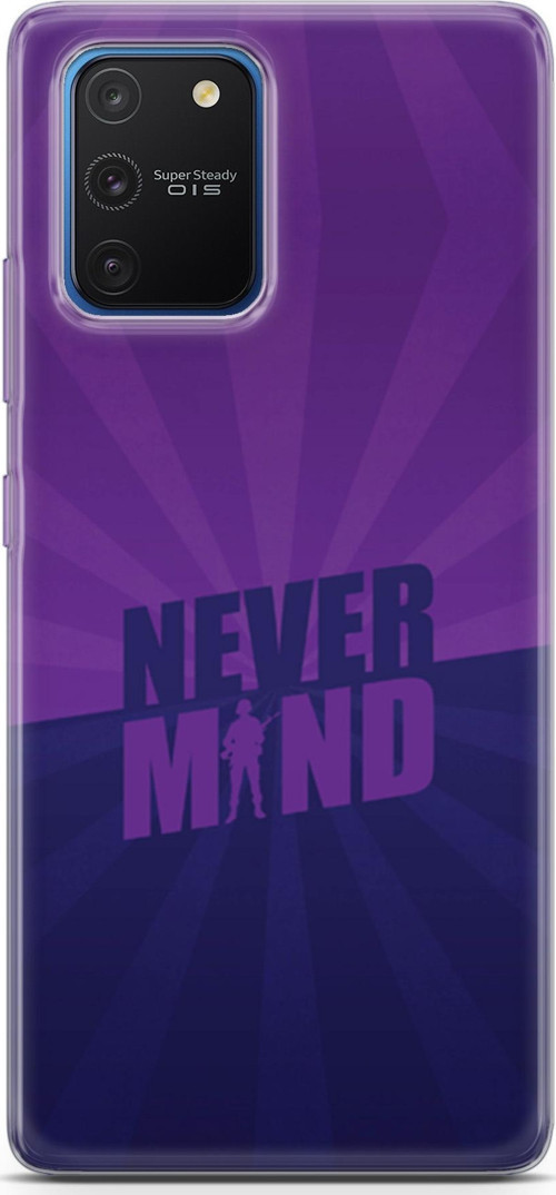 Samsung Galaxy S10 Lite Kılıf Orijinal Seri Typo 06 Never Mind Koruyucu Kapak