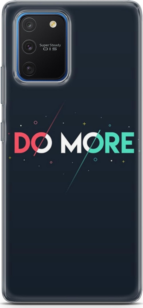 Samsung Galaxy S10 Lite Kılıf Orijinal Seri Typo 12 Do More Tasarım Kılıf