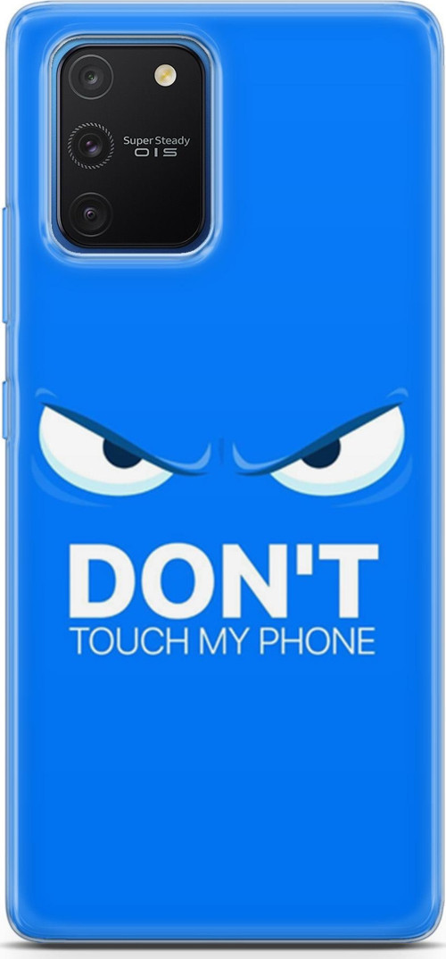 Samsung Galaxy S10 Lite Kılıf Orijinal Seri Typo 19 Don'T Touch My Phone Tam Koruma Kılıf