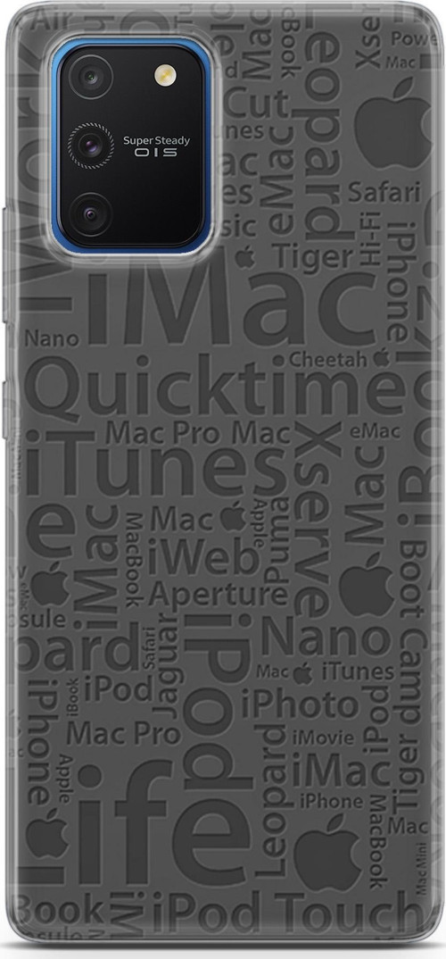 Samsung Galaxy S10 Lite Kılıf Orijinal Seri Typo 28 İmac İweb İlife İz Bırakmayan Kılıf