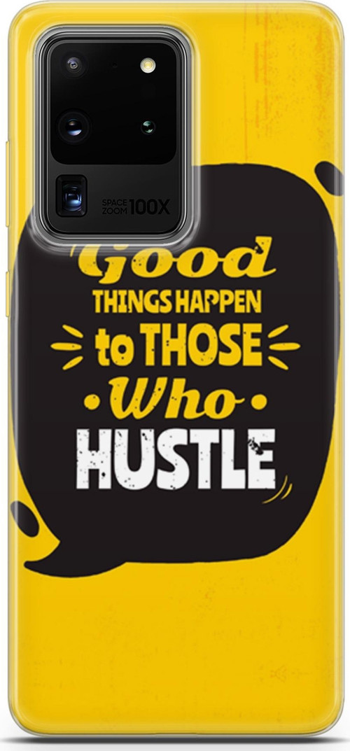 Samsung Galaxy S20 Ultra Kılıf Orijinal Seri Typo 14 Good Things Happen Cover Kılıf