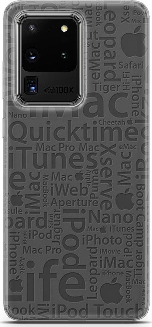 Samsung Galaxy S20 Ultra Kılıf Orijinal Seri Typo 28 İmac İweb İlife İz Bırakmayan Kılıf