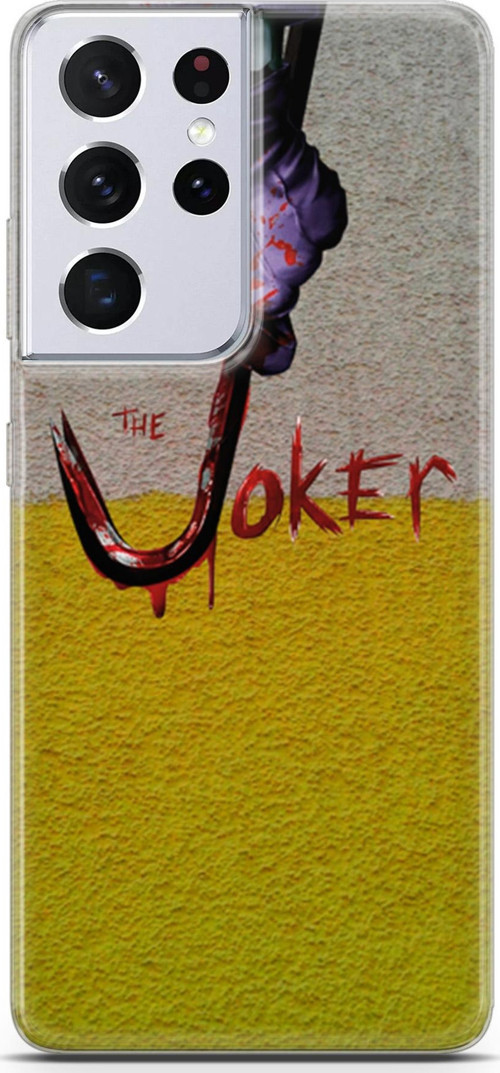 Samsung Galaxy S21 Ultra Kılıf Orijinal Seri Typo 09 Joker Uv Kılıf