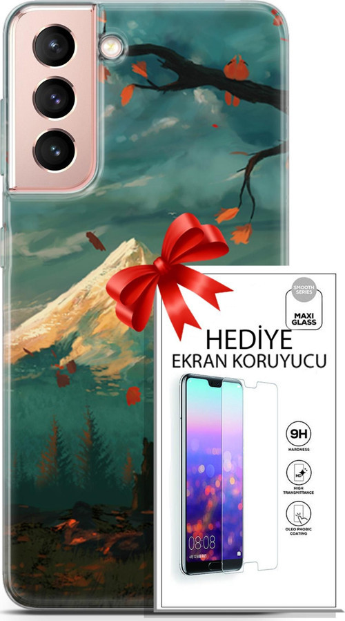 Samsung Galaxy S21 Kılıf Orijinal Seri Neo 03 Wolverine Arka Kapak + Ekran Koruyucu