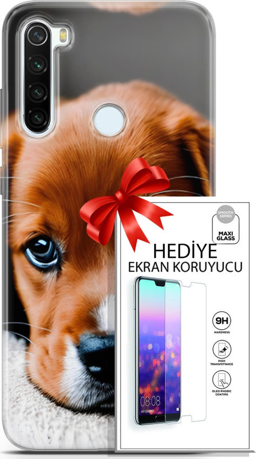 Xiaomi Redmi Note 8T Kılıf Orijinal Seri Dogs 09 Beagle Uv Kılıf Ve Ekran Koruyucu