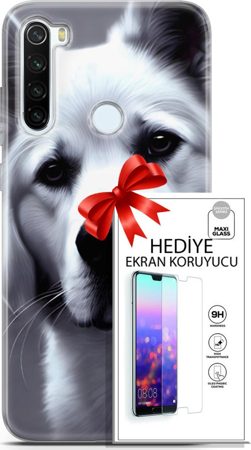 Xiaomi Redmi Note 8T Kılıf Orijinal Seri Dogs 17 Avcı Yumuşak Kılıf + Ekran Koruyucu