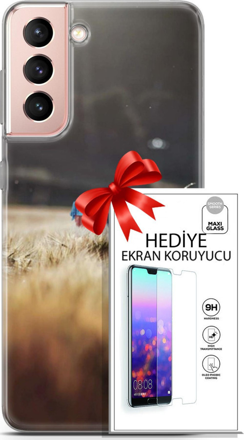 Samsung Galaxy S21 Kılıf Orijinal Seri Pubg 03 Ana Karakter Arka Kapak + Ekran Koruyucu