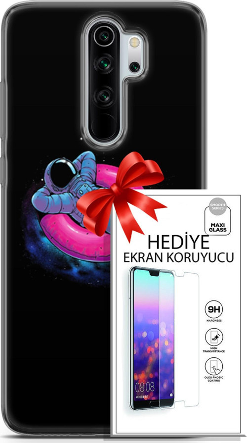 Xiaomi Redmi Note 8 Pro Kılıf Orijinal Seri Neo 09 Darkseid Uv Kılıf Ve Ekran Koruyucu