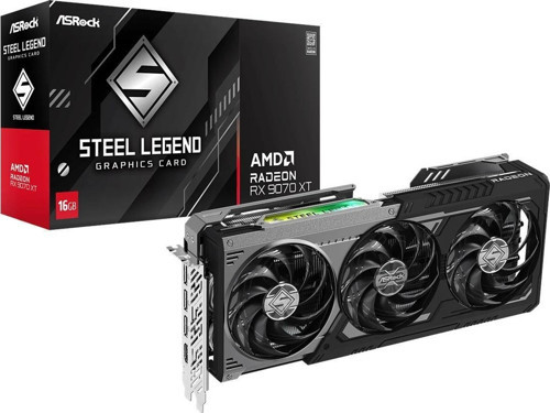 AMD Radeon RX 9070 XT Steel Legend Dark 16GB