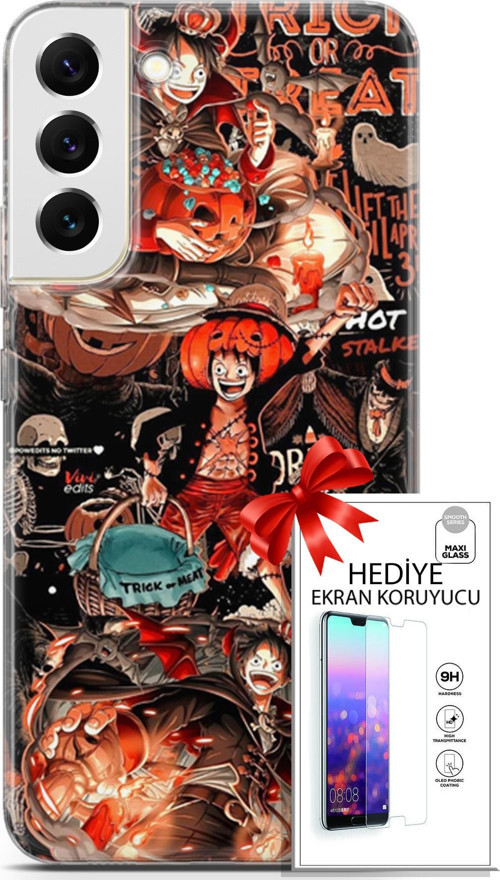 Samsung Galaxy S22 Plus Kılıf Orijinal Seri Bounce 10 Charlotte Lawson Full Hd Kılıf + Ekran Koruyucu