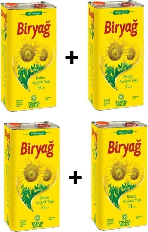 Trakyabirlik Ayçiçek Yağı 5 Lt X 4 Adet