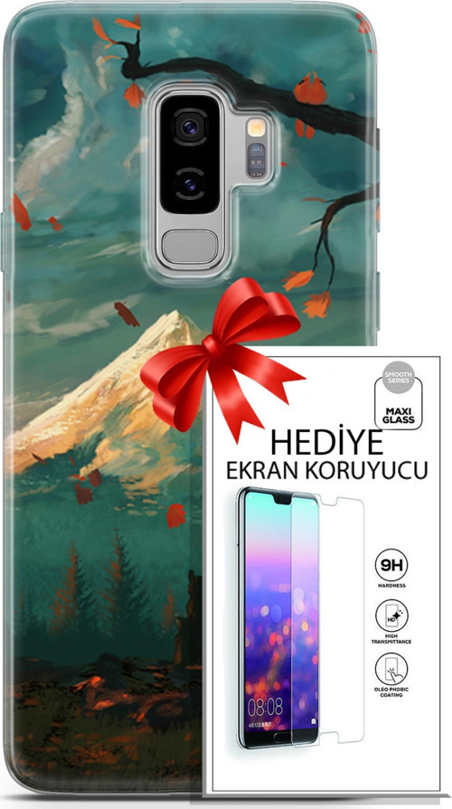 Samsung Galaxy S9 Plus Kılıf Orijinal Seri Neo 03 Wolverine Arka Kapak + Ekran Koruyucu