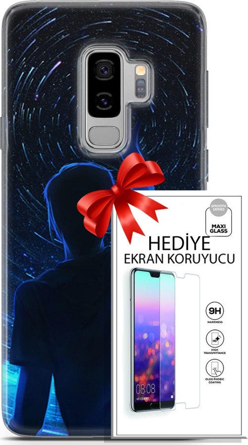 Samsung Galaxy S9 Plus Kılıf Orijinal Seri Neo 14 Batman The Joker Cover Kılıf + Ön Ekran Koruyucu