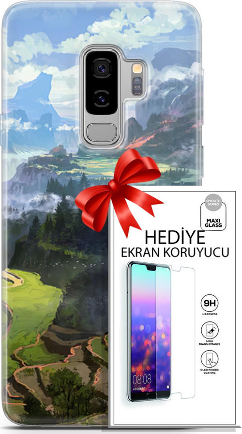 Samsung Galaxy S9 Plus Kılıf Orijinal Seri Neo 23 Joker Kart Telefon Kabı Ve Ekran Koruyucu