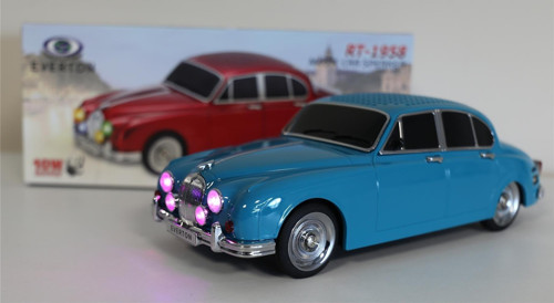 Rt-1958 Zümrüt Yeşil (Emerald) Arabalı Bluetooth Fm-Usb-Tf-Aux Şarjlı Nostaljik Radyo