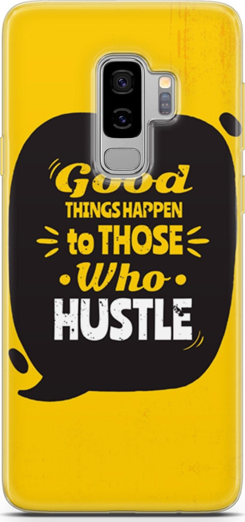 Samsung Galaxy S9 Plus Kılıf Orijinal Seri Typo 14 Good Things Happen Cover Kılıf