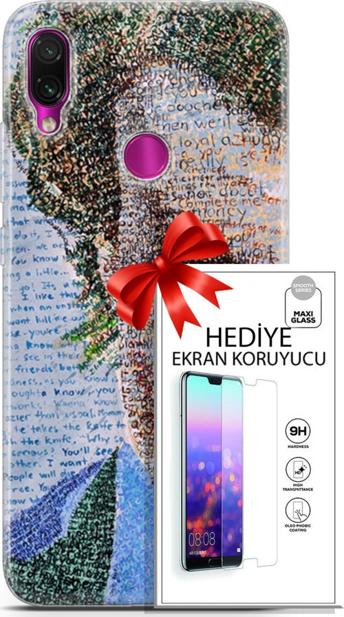Xiaomi Redmi Note 7 Kılıf Orijinal Seri Cardano 10 Joker Full Hd Kılıf + Ekran Koruyucu