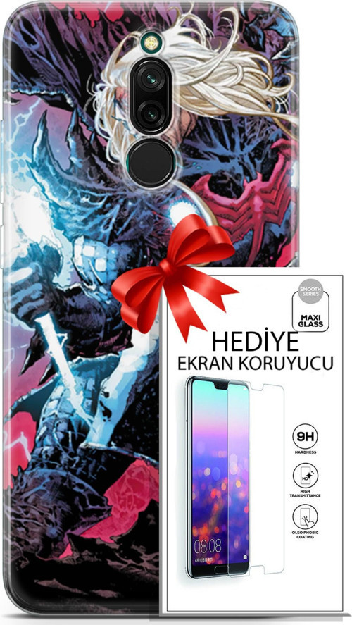 Xiaomi Redmi 8 Kılıf Orijinal Seri Dc 16 Thor Herald Hediyelik Kılıf Ve Ekran Koruyucu