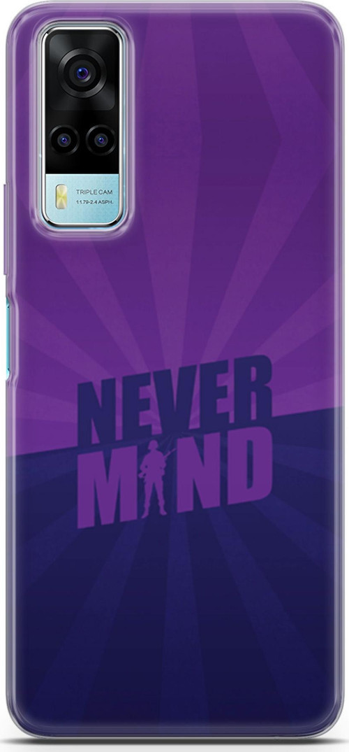 Vivo Y53S 4G Kılıf Orijinal Seri Typo 06 Never Mind Koruyucu Kapak