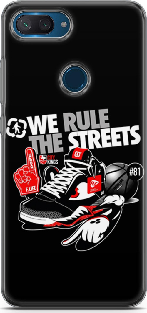 Xiaomi Mi 8 Lite Kılıf Orijinal Seri Typo 25 We Rule The Streets Soyulmayan Kılıf